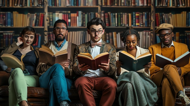 Portrait of the Cozy Corner Bookstore founders